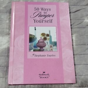 Hallmark Pink '50 Ways to Pamper Yourself' Book